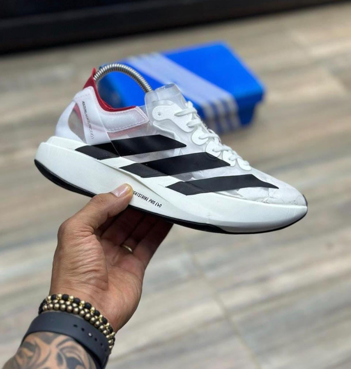 ADIZERO ADIOS PRO EVO 1 BLANCO L NEGRA