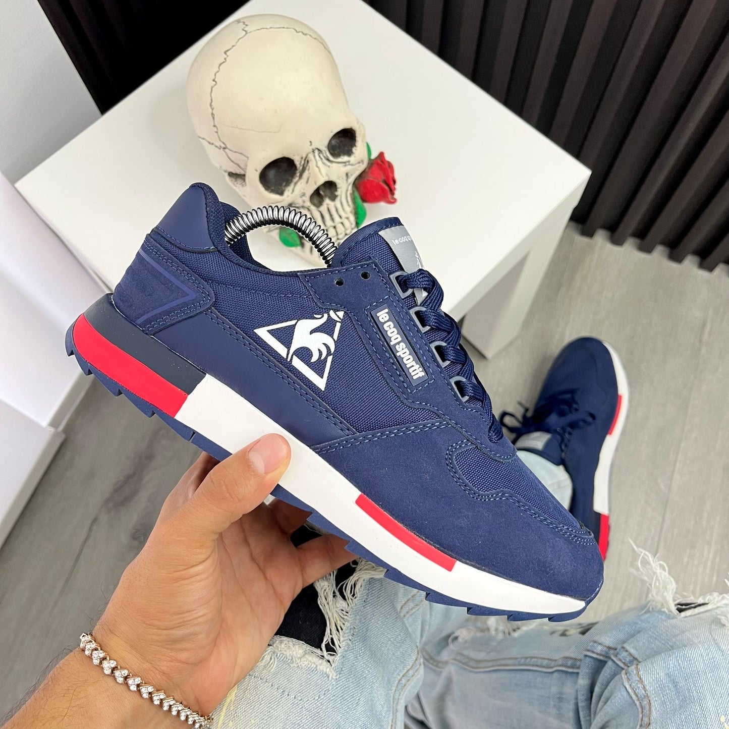 LE COQ SPORTIF AZUL ROJO