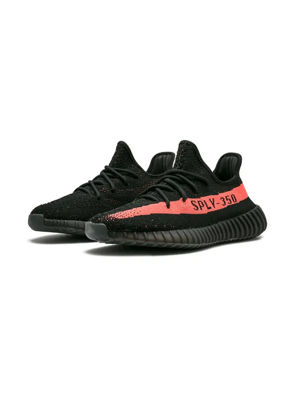 YEEZY 350 SPLY NEGRO LINEA ROJA