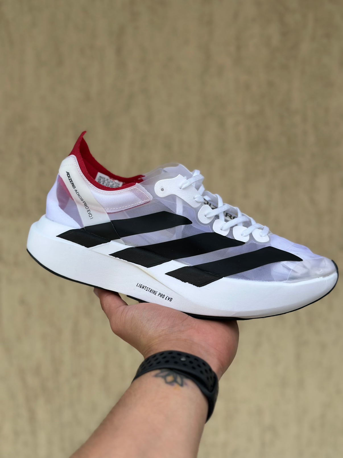 ADIZERO ADIOS PRO EVO 1 BLANCO L NEGRA