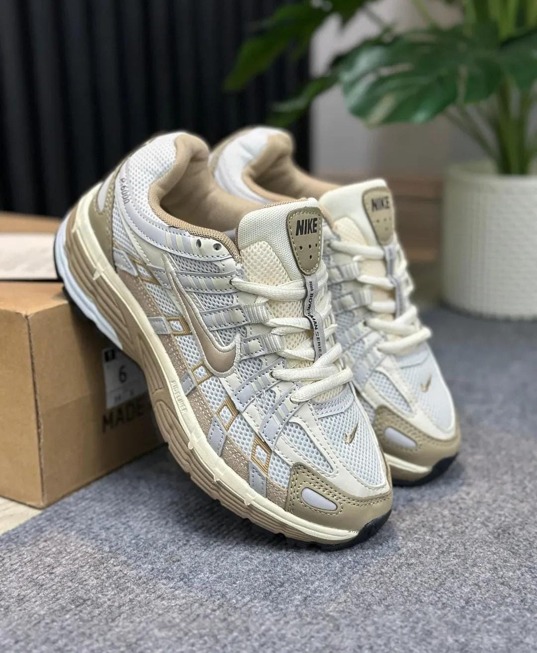 NIKE P6000 BEIGE