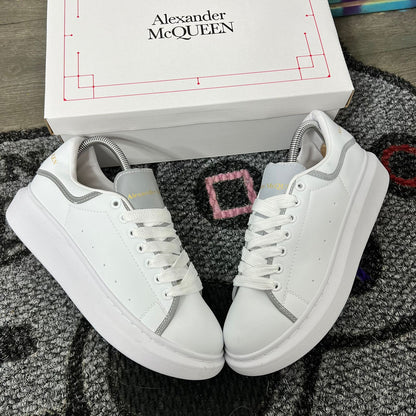 ALEXANDER MCQUEEN BLANCO GRIS REFLEC