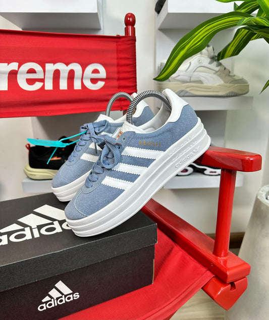ADIDAS GAZELLE AZUL BLANCO