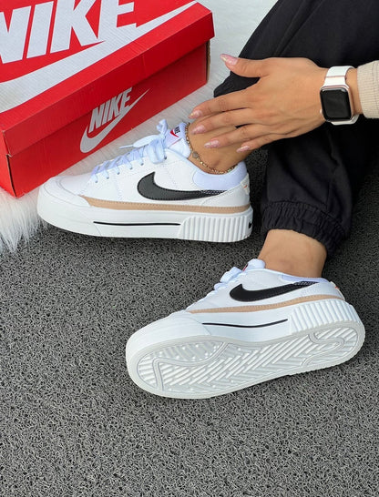 NIKE COURT LEGACY BLANCO NEGRO