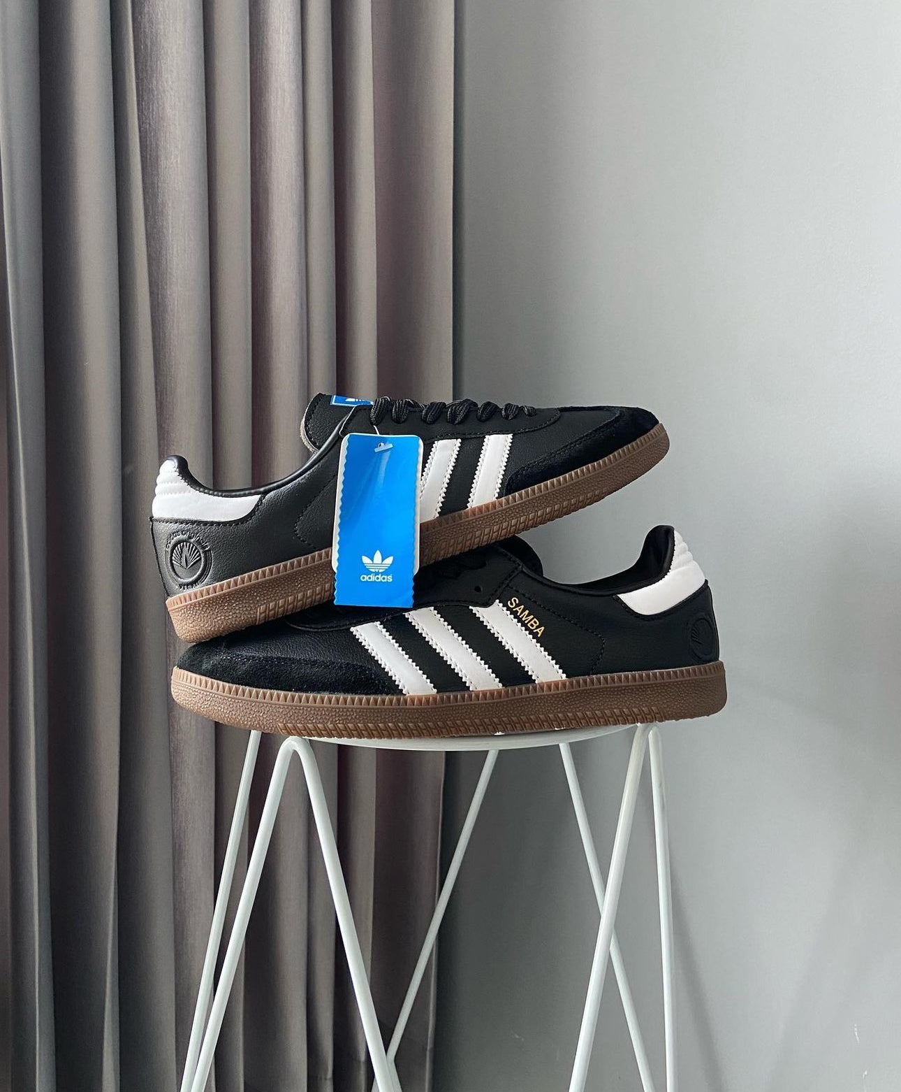 ADIDAS SAMBA NEGRA L BLANCA