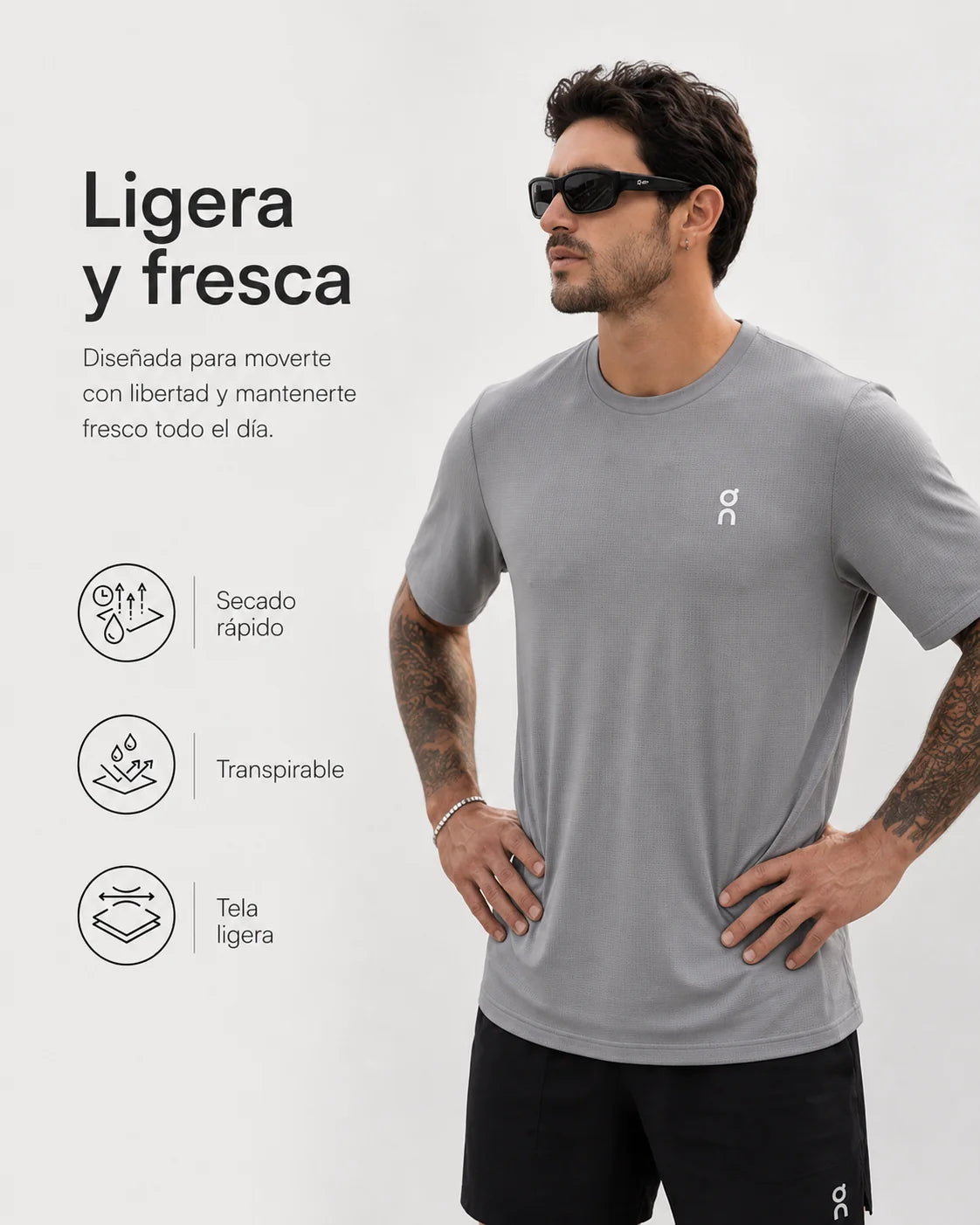 CAMISETA LICRA ON CLOUD RUNNING