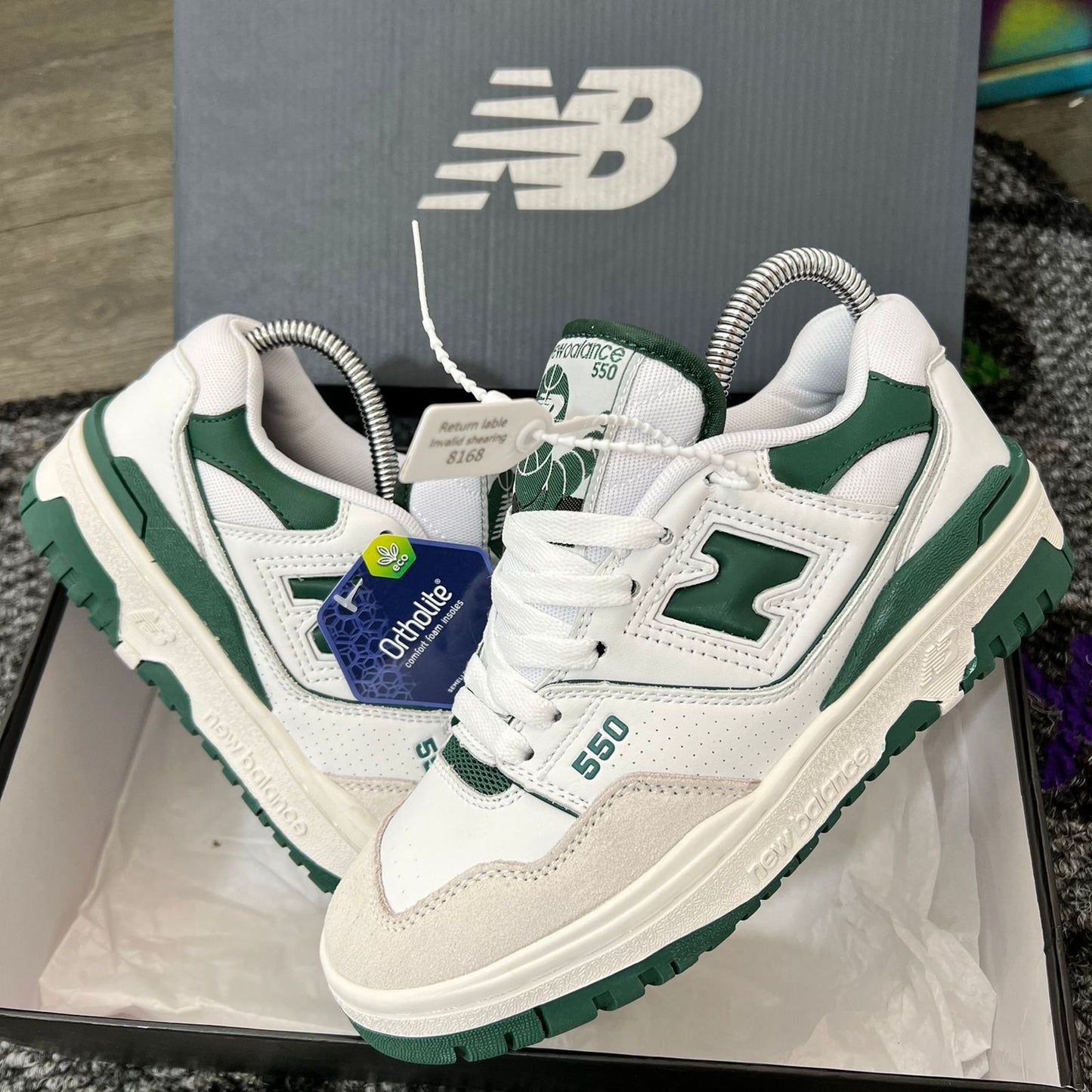 NEW BALANCE 550 BLANCO N VERDE