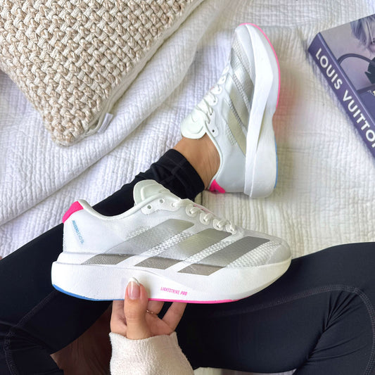 ADIZERO EVO SL BLANCO ROSA PLATA