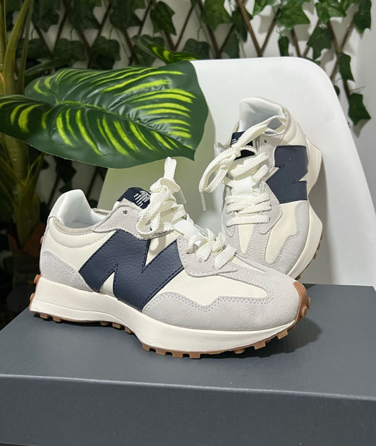 NEW BALANCE 327 BEIGE AZUL