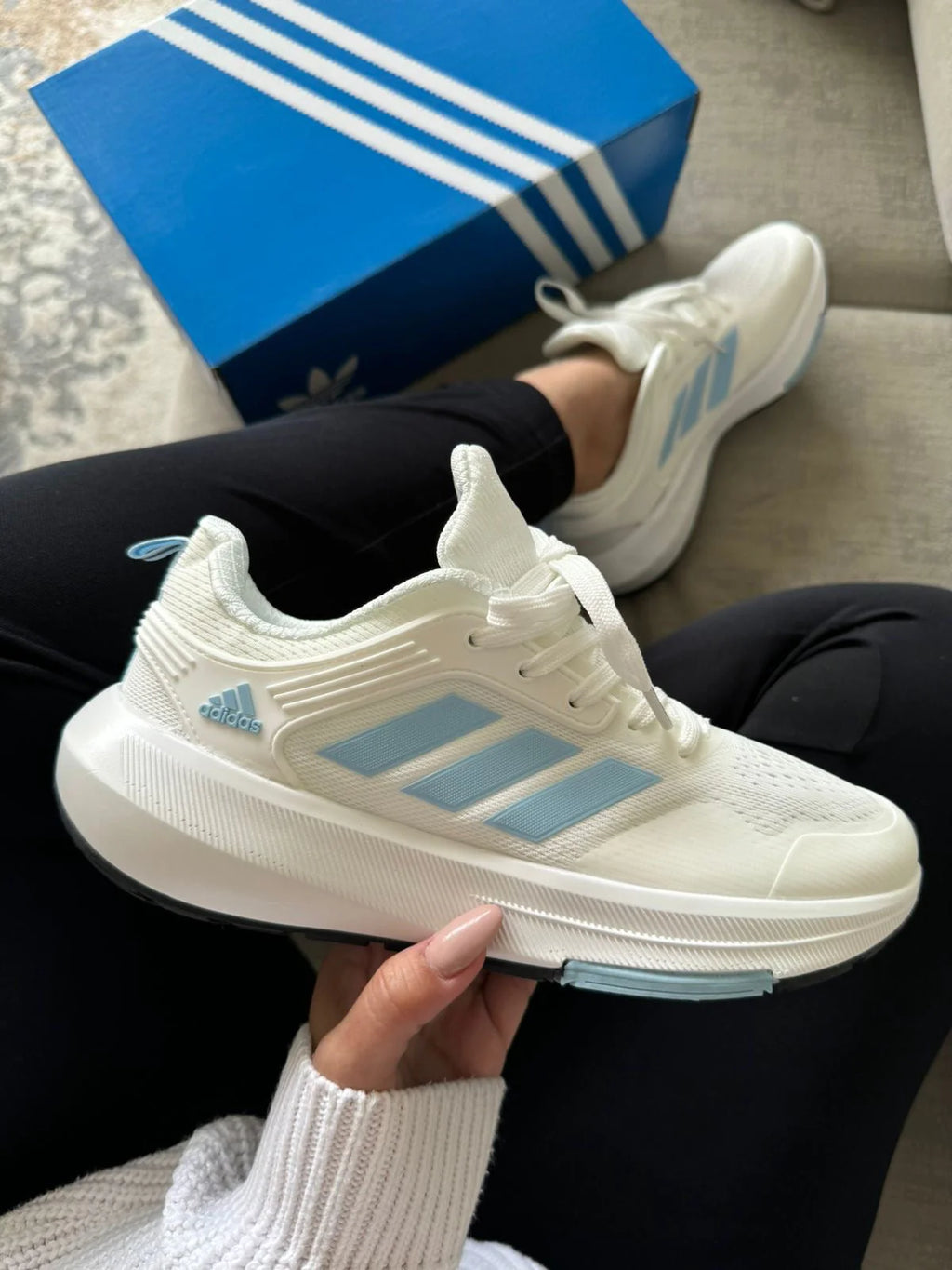 ADIDAS BOUNCE BLANCO AZUL