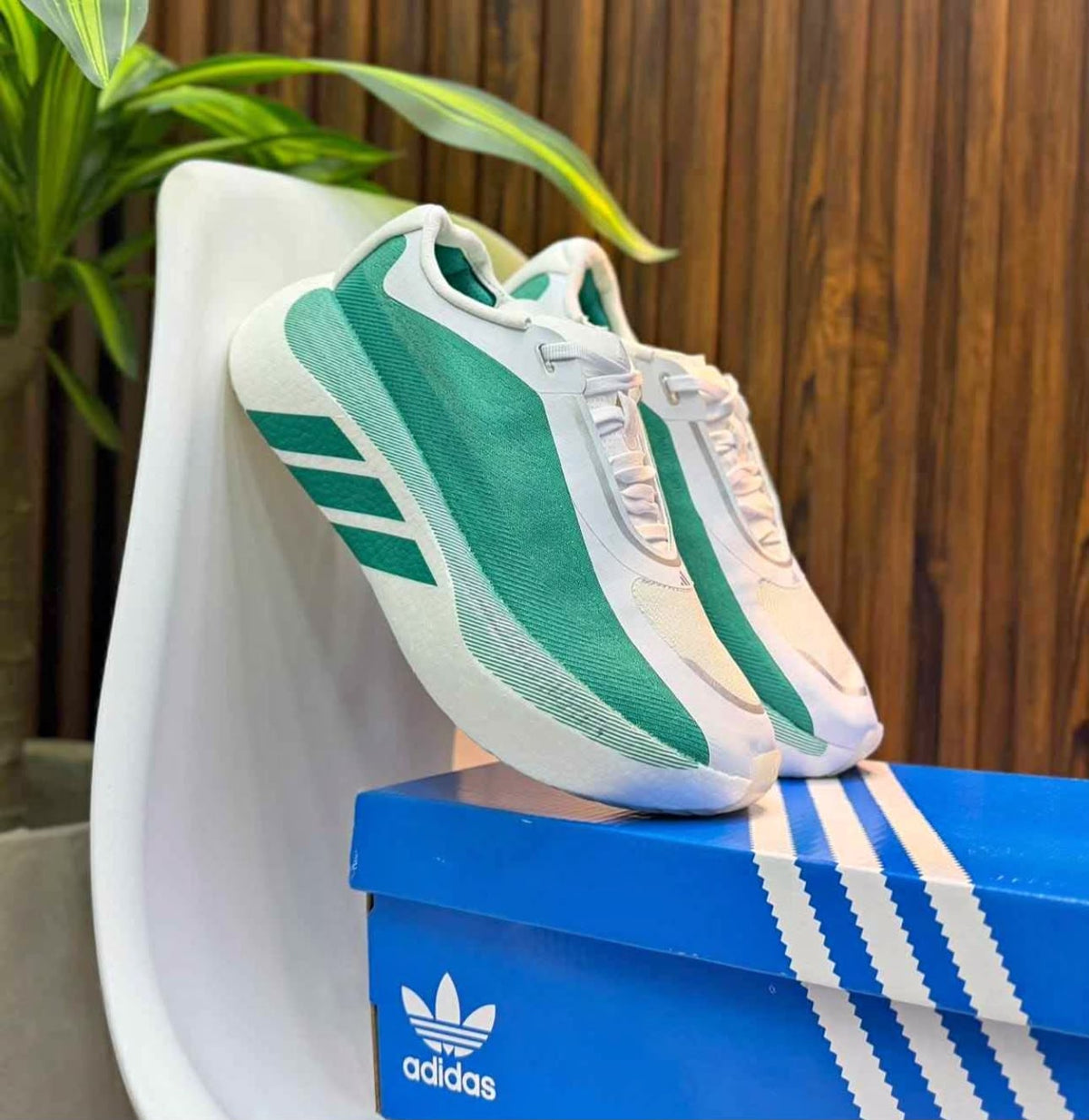 ADIDAS HYPERBOOST EDGE VERDE BLANCO