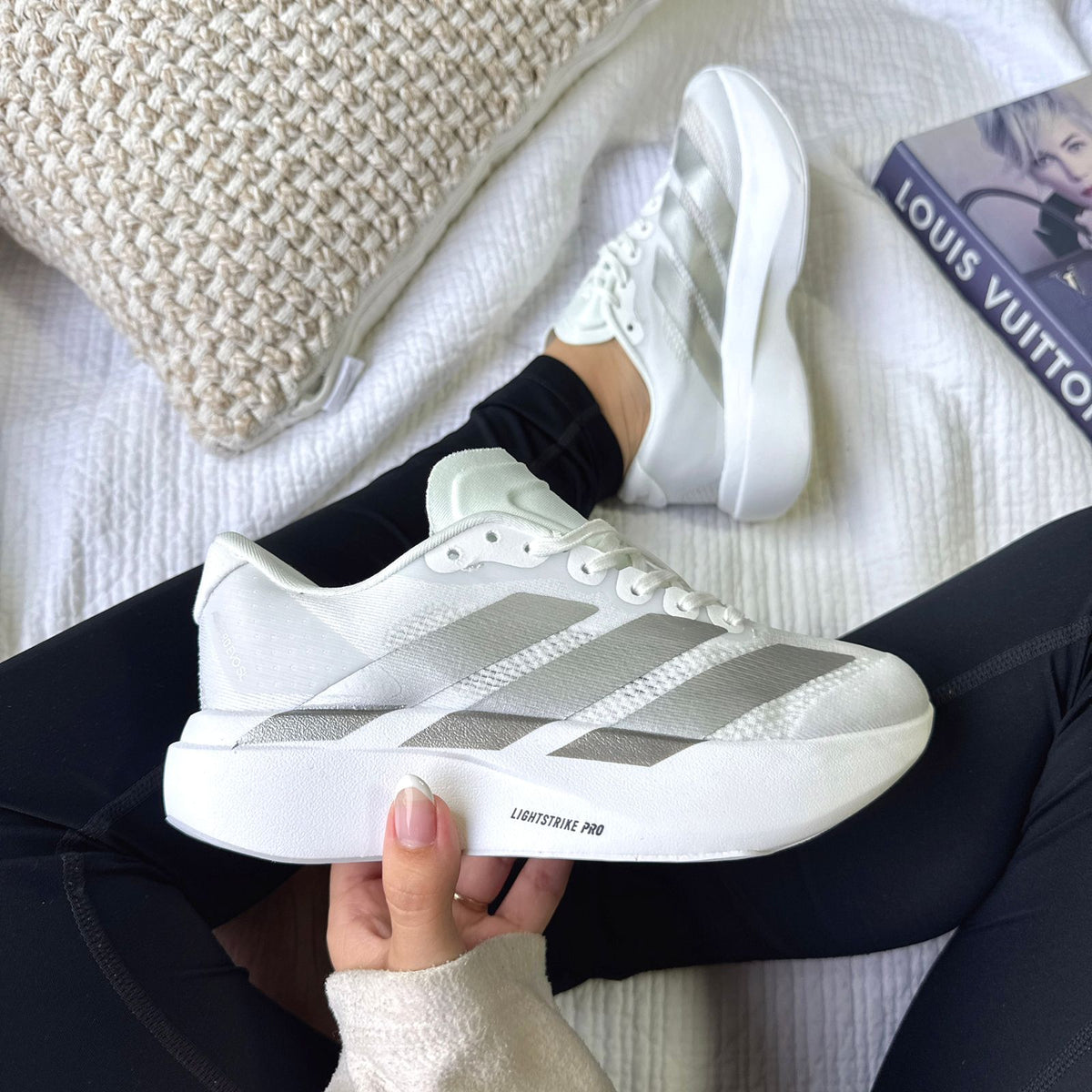 ADIZERO EVO SL BLANCO PLATEADO