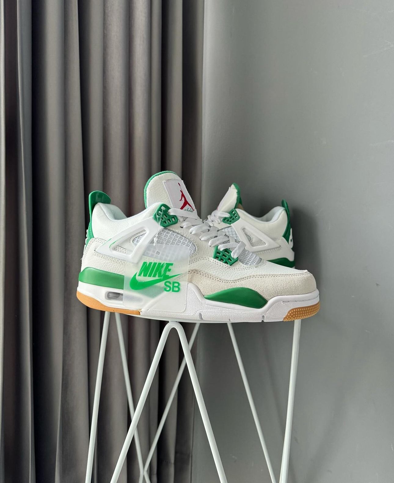 JORDAN RETRO 4 SB BLANCO VERDE