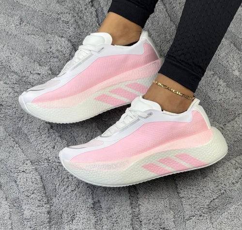 ADIDAS HYPERBOOST BLANCO / ROSA