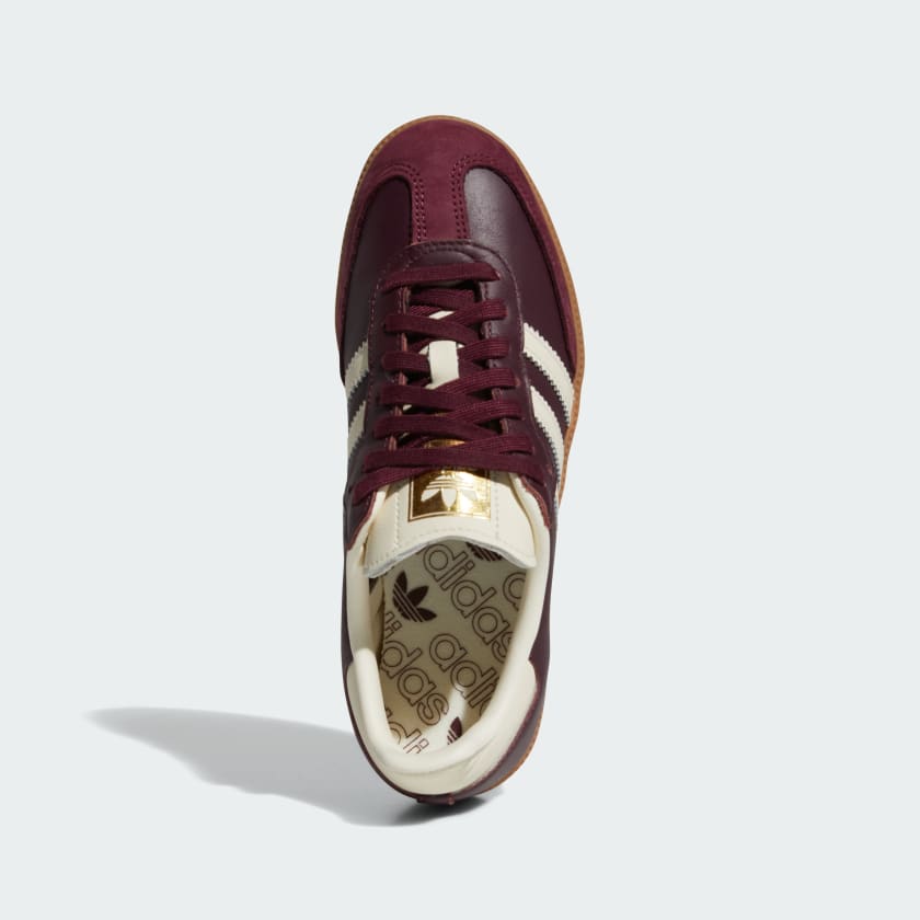 ADIDAS SAMBA OG Maroon Gold Metallic