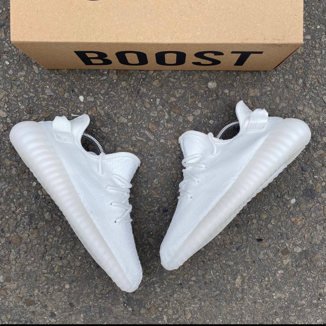 Tenis adidas yeezy blancos online