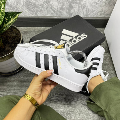 ADIDAS SUPER STAR BLANCO L NEGRAS